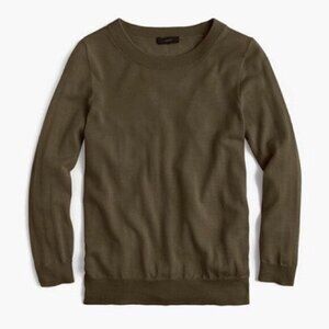 J Crew Tippi Crewneck sweater in Merino, XXL in Olive Green